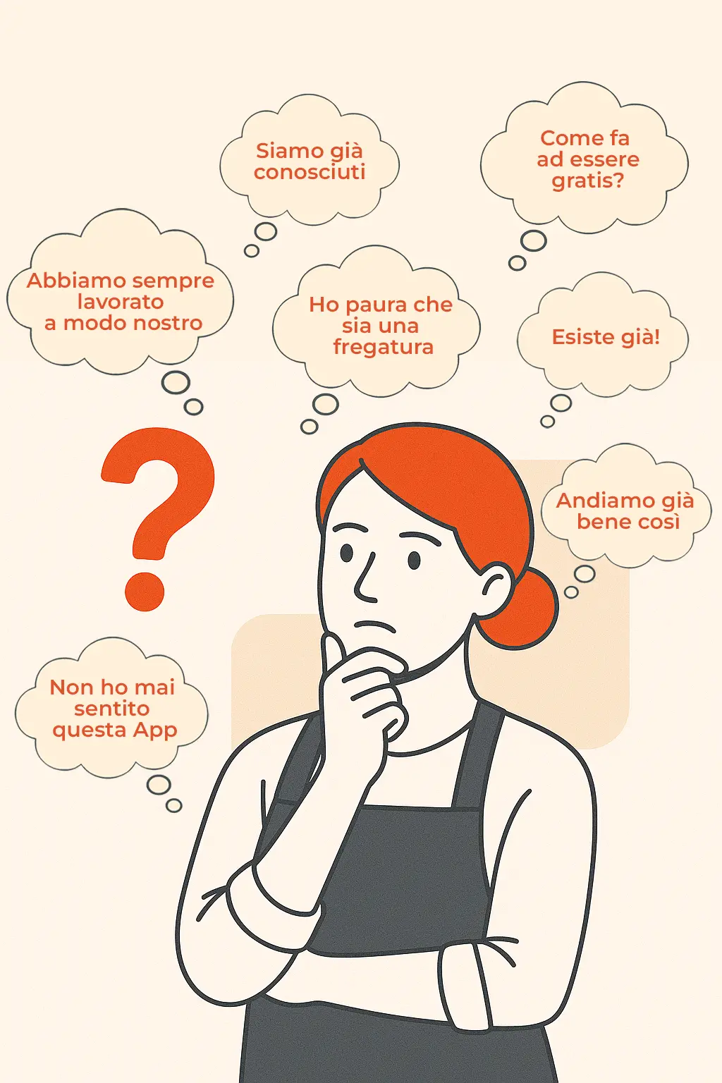 Ristoratore perplesso